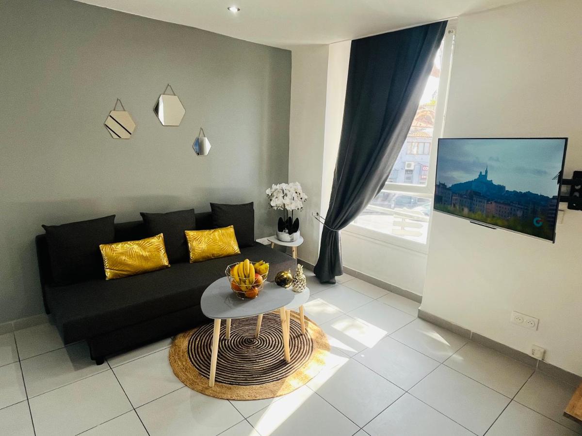מרסיי Superbe Duplex Design Neuf 2 Chambres, Climatise Tout Confort, Facile D,Acces Stationnement Gratuit מראה חיצוני תמונה